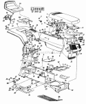 Part Location Diagram of 731-0962 MTD Dash Panel